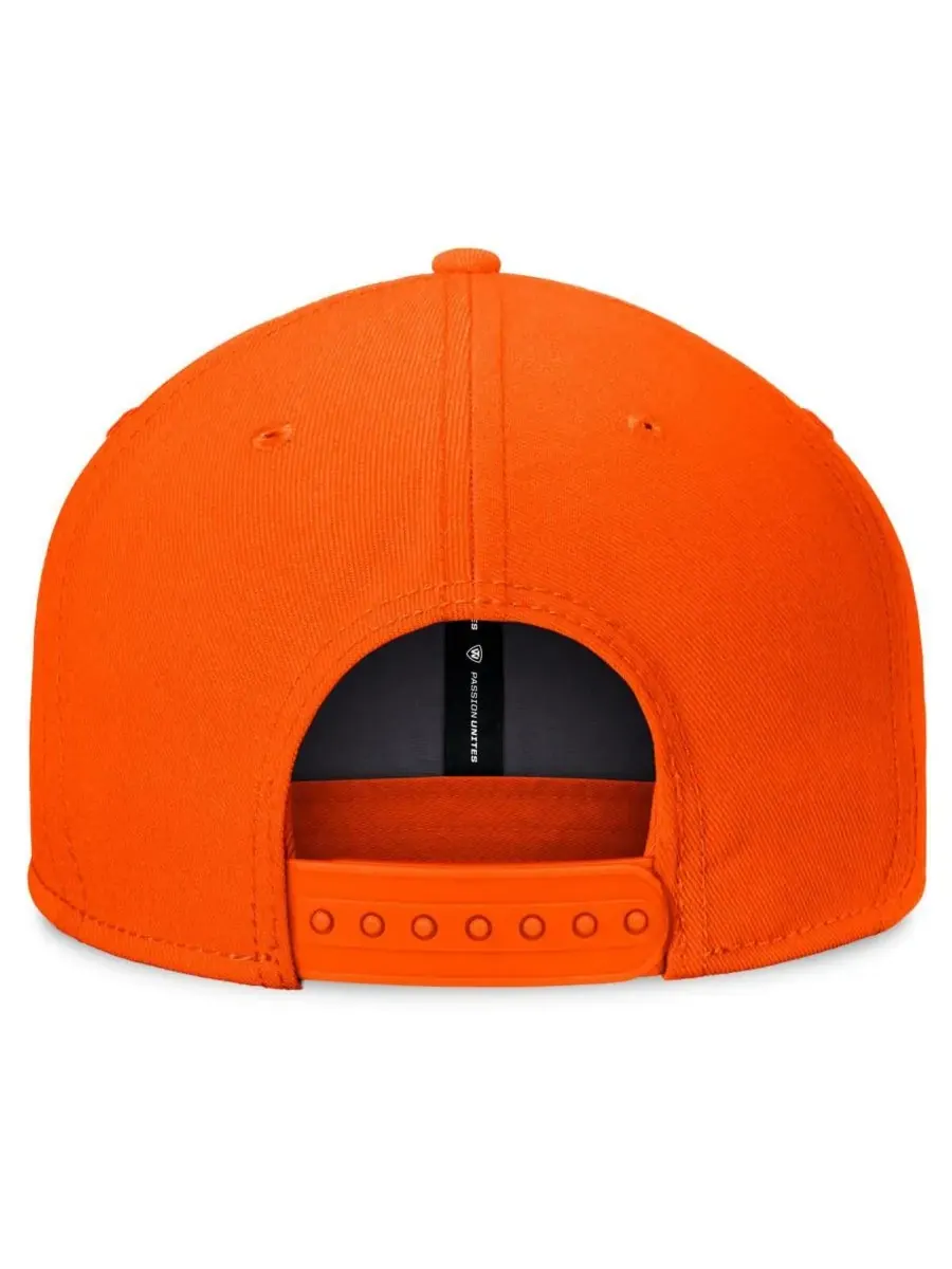 Top of the World Мужская оранжевая бейсболка Oregon State Beavers Fundamental Snapback — изображение 4 из 4, оранжевый