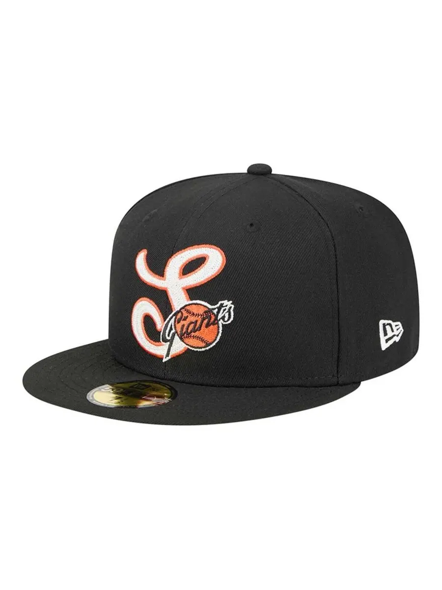New Era Мужская черная бейсболка San Francisco Giants Duo Logo 2.0 59FIFTY — изображение 1 из 5, черный