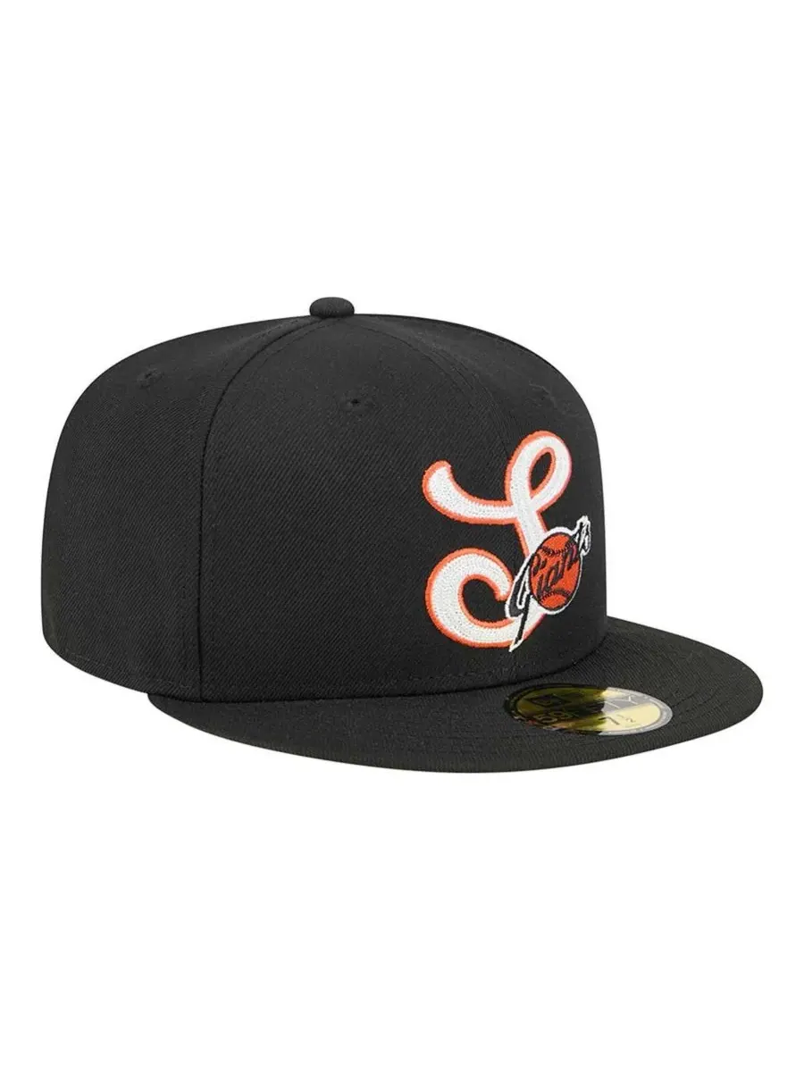 New Era Мужская черная бейсболка San Francisco Giants Duo Logo 2.0 59FIFTY — изображение 3 из 5, черный