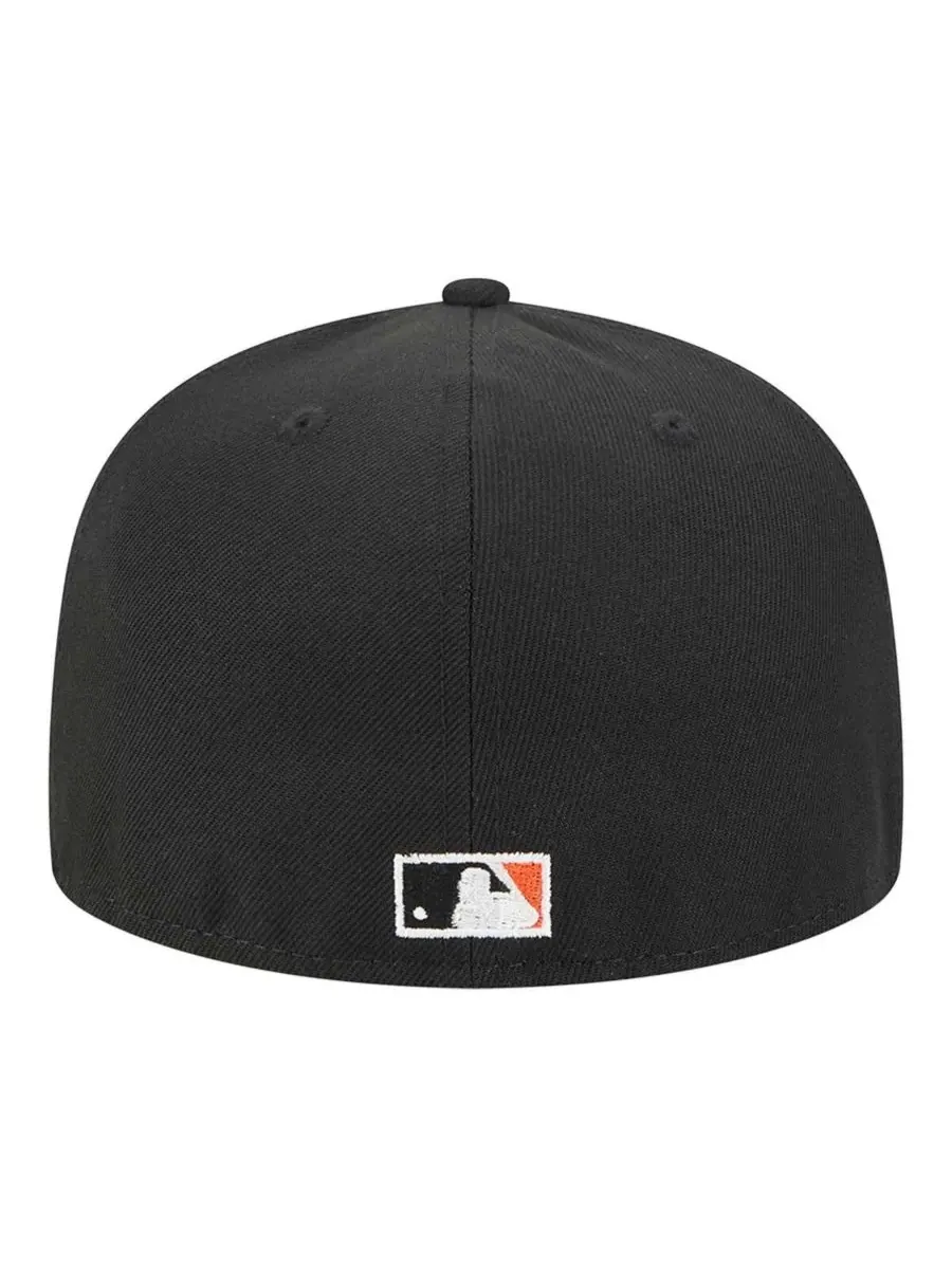 New Era Мужская черная бейсболка San Francisco Giants Duo Logo 2.0 59FIFTY — изображение 5 из 5, черный