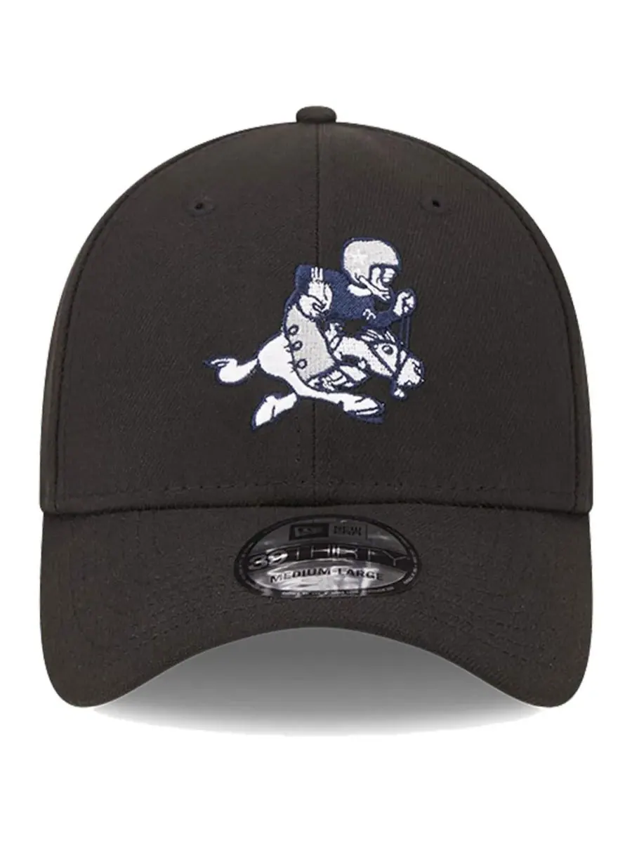 New Era Мужская черная ретро-кепка Dallas Cowboys Joe Main 39THIRTY Flex — изображение 2 из 4, черный