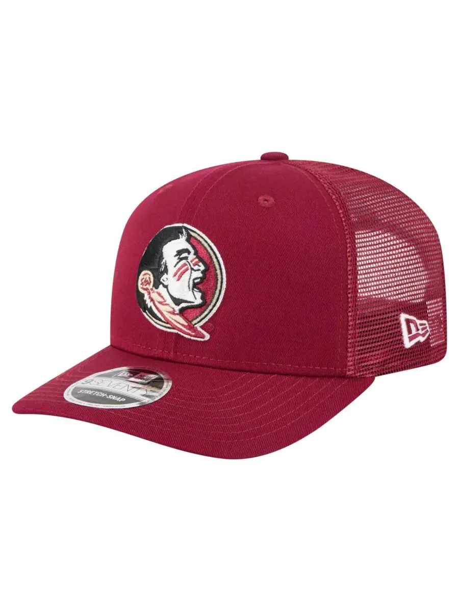 Мужская кепка-тракер Garnet Florida State Seminoles Primary 9SEVENTY с эластичными застежками New — изображение 1 из 4
