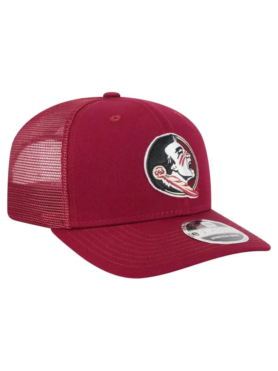 Мужская кепка-тракер Garnet Florida State Seminoles Primary 9SEVENTY с эластичными застежками New — изображение 3 из 4