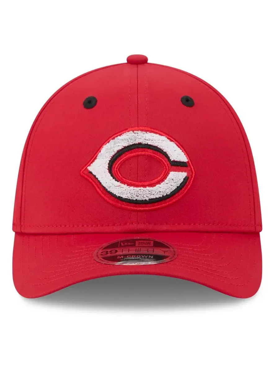 Кепка New Era 39THIRTY M-Crown с вышивкой Cincinnati Reds — изображение 2 из 5, красный