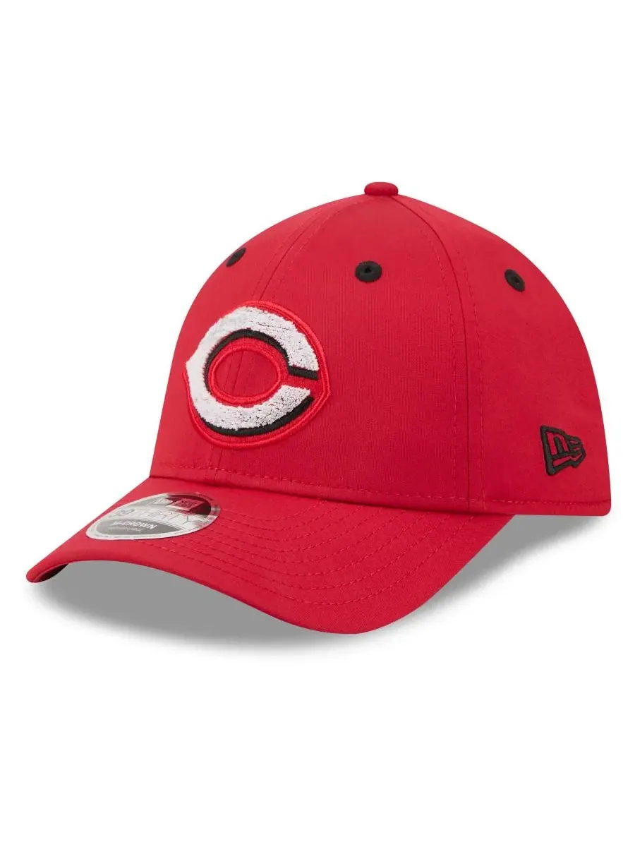 Кепка New Era 39THIRTY M-Crown с вышивкой Cincinnati Reds — изображение 3 из 5, красный