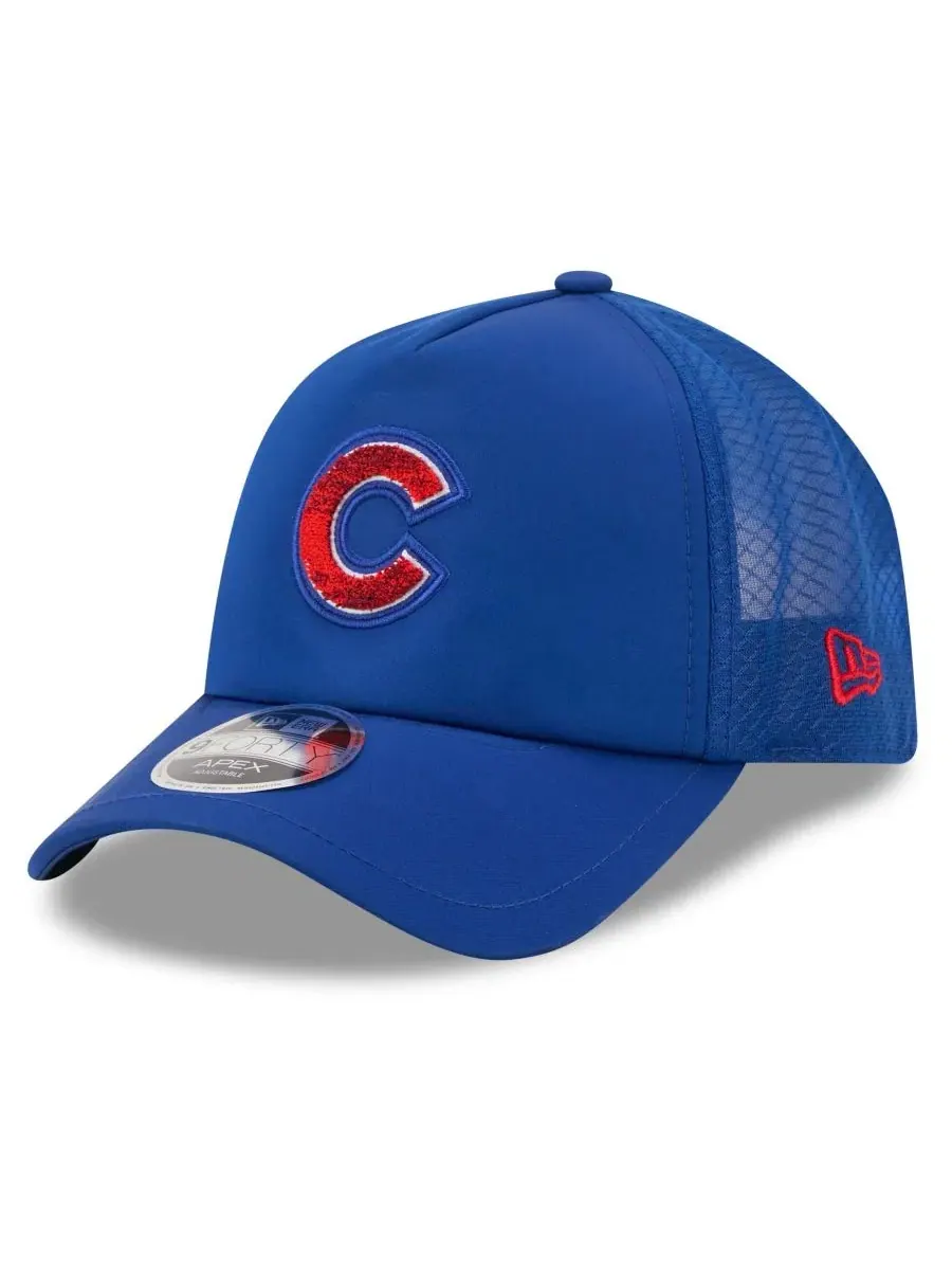 Кепка с эмблемой Chicago Cubs, 9FORTY Apex New Era — изображение 3 из 5, королевский