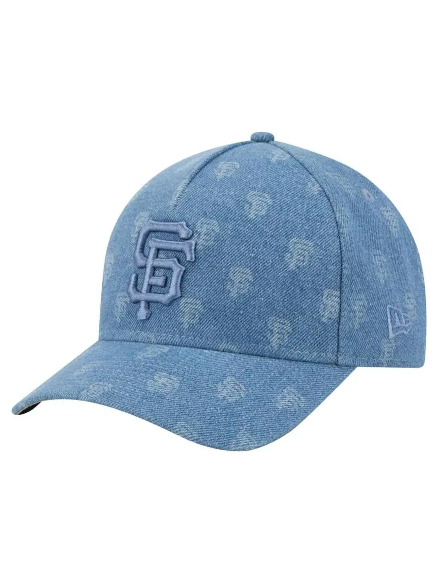 Кепка из денима с эмблемой San Francisco Giants New Era — изображение 1 из 5, джинсовый синий