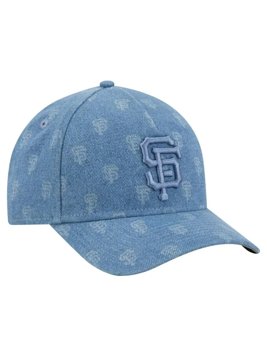 Кепка из денима с эмблемой San Francisco Giants New Era — изображение 4 из 5, джинсовый синий