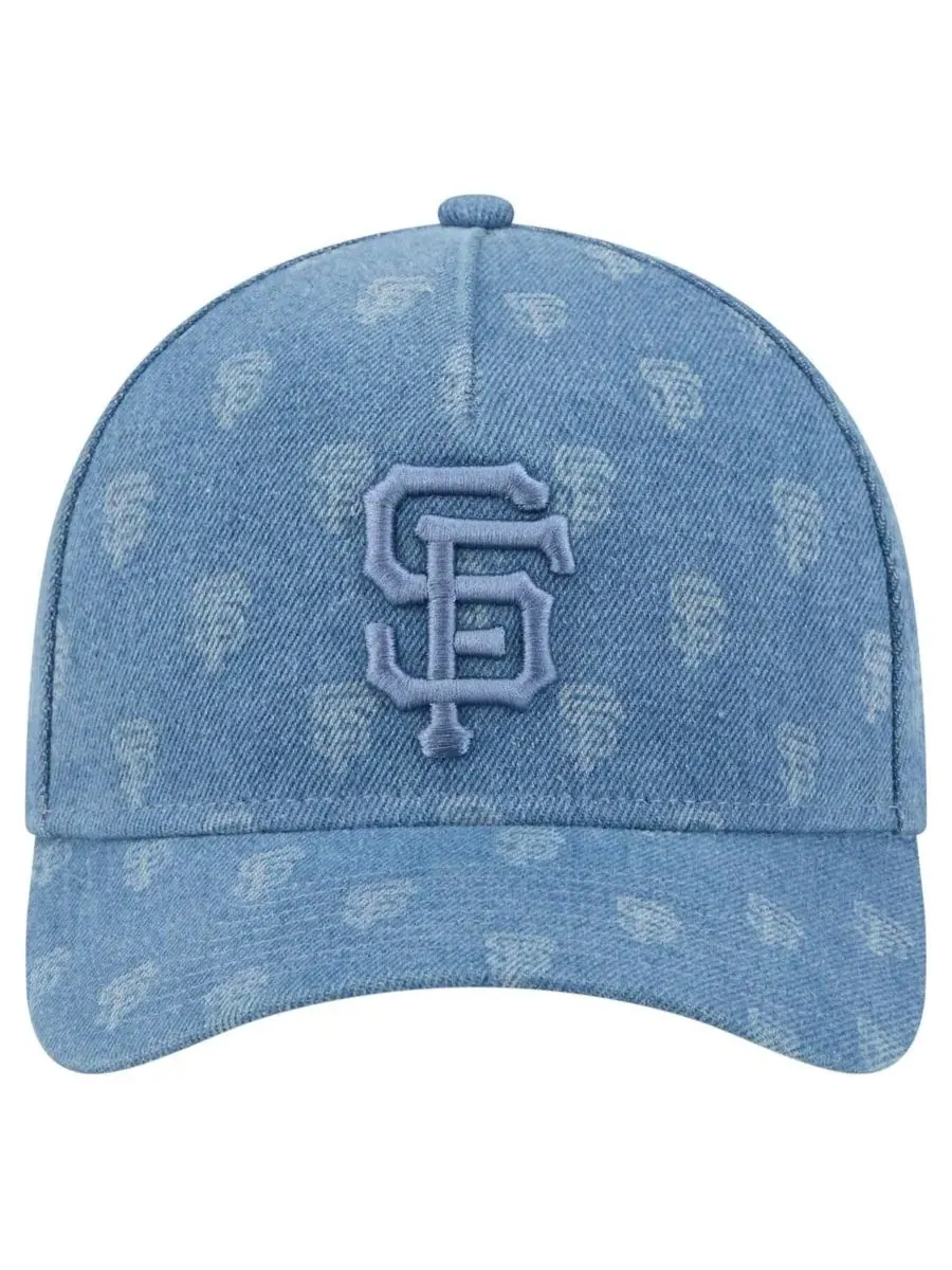 Кепка из денима с эмблемой San Francisco Giants New Era — изображение 5 из 5, джинсовый синий