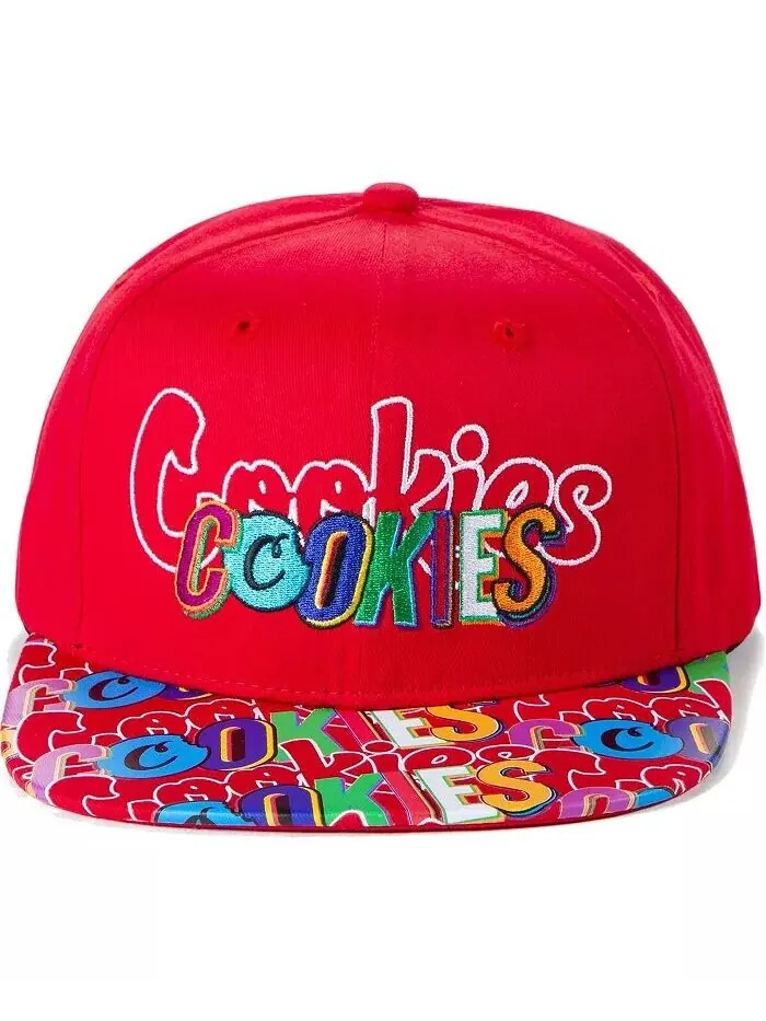 Мужская одежда Red On The Block Snapback Hat Cookies — изображение 2 из 4, красный