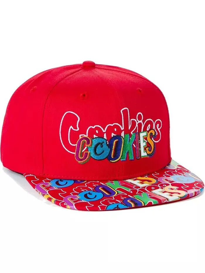 Мужская одежда Red On The Block Snapback Hat Cookies — изображение 3 из 4, красный