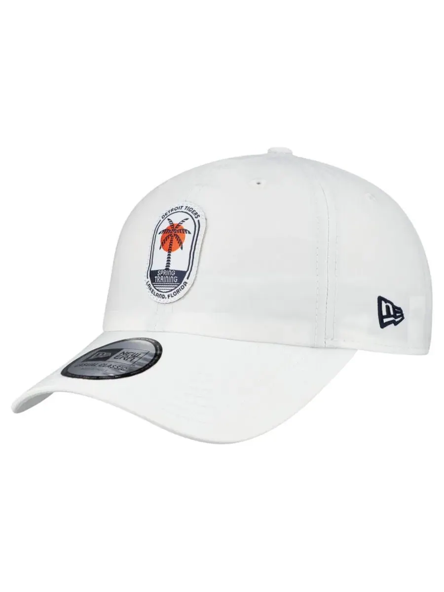 Кепка с принтом Detroit Tigers 2026 Spring Training Fan Pack Icon Casual Classic New Era — изображение 1 из 4, белый