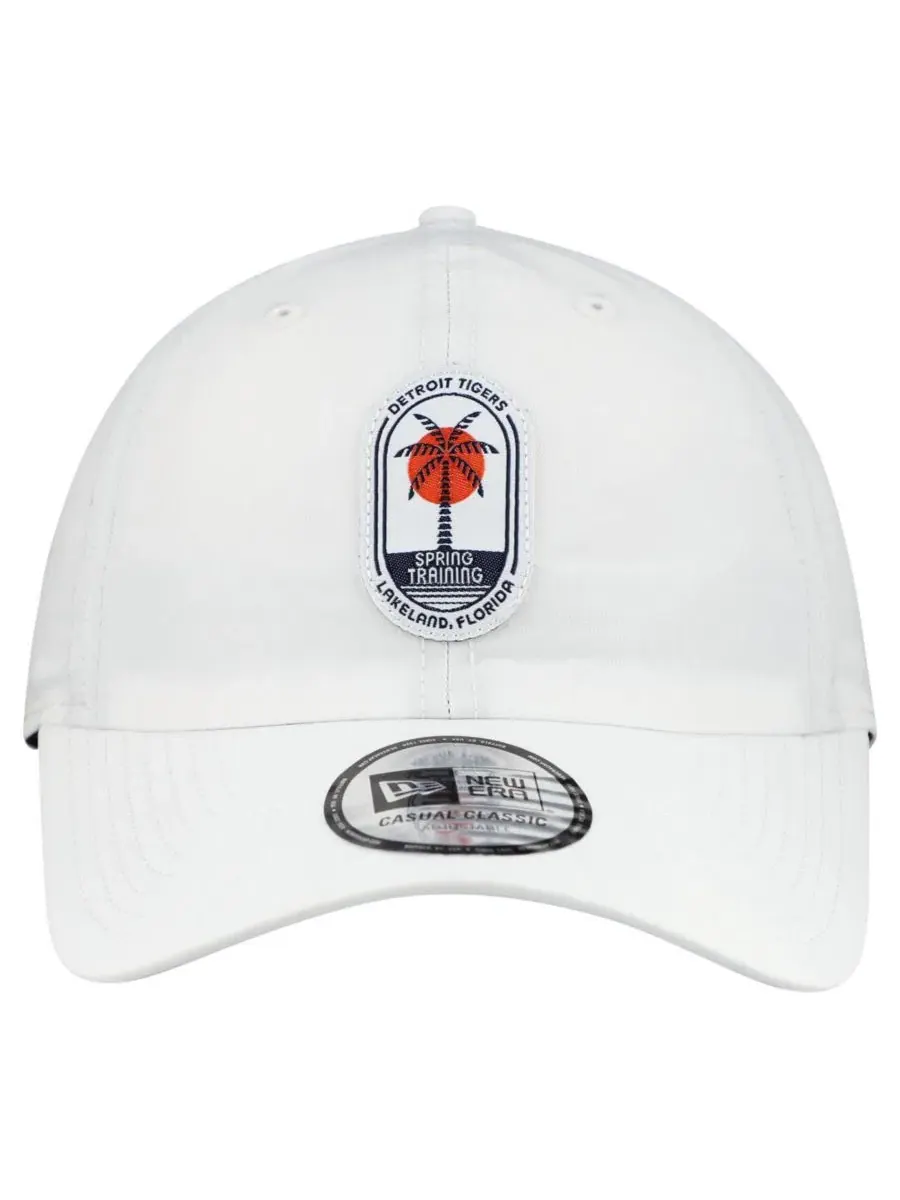Кепка с принтом Detroit Tigers 2026 Spring Training Fan Pack Icon Casual Classic New Era — изображение 2 из 4, белый