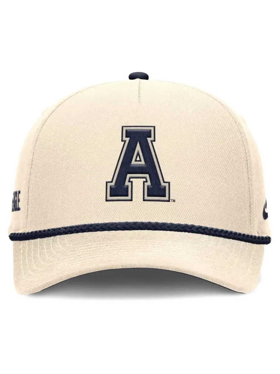Бейсболка Nike Auburn Tigers Legacy Vintage Rope Rise — изображение 2 из 5, натуральный темно-синий