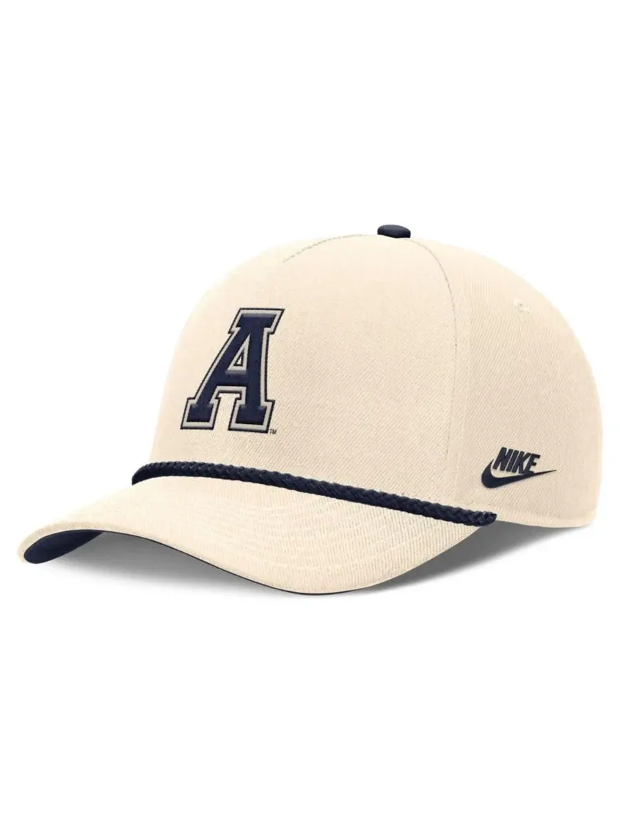 Бейсболка Nike Auburn Tigers Legacy Vintage Rope Rise — изображение 3 из 5, натуральный темно-синий