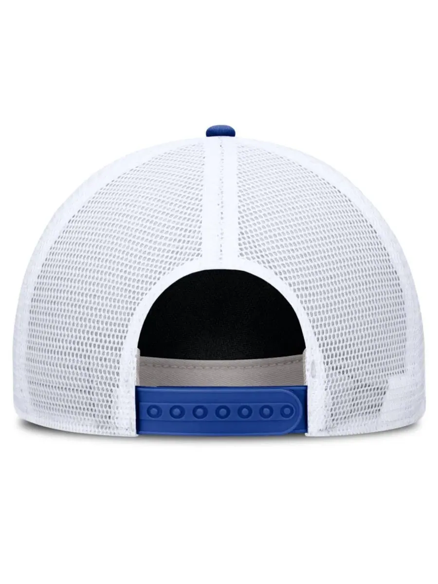 Бейсболка с кепкой Duke Blue Devils 2026 On-Field Gameday Trucker Hat Nike — изображение 3 из 3, белый