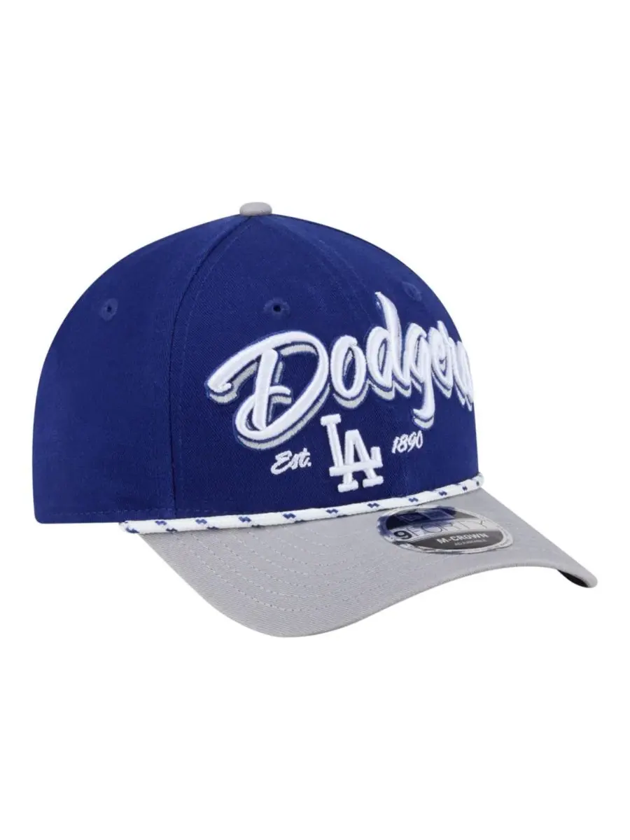 Бейсболка New Era Los Angeles Dodgers Team Loyal 9FORTY M-Crown — изображение 3 из 7, серый