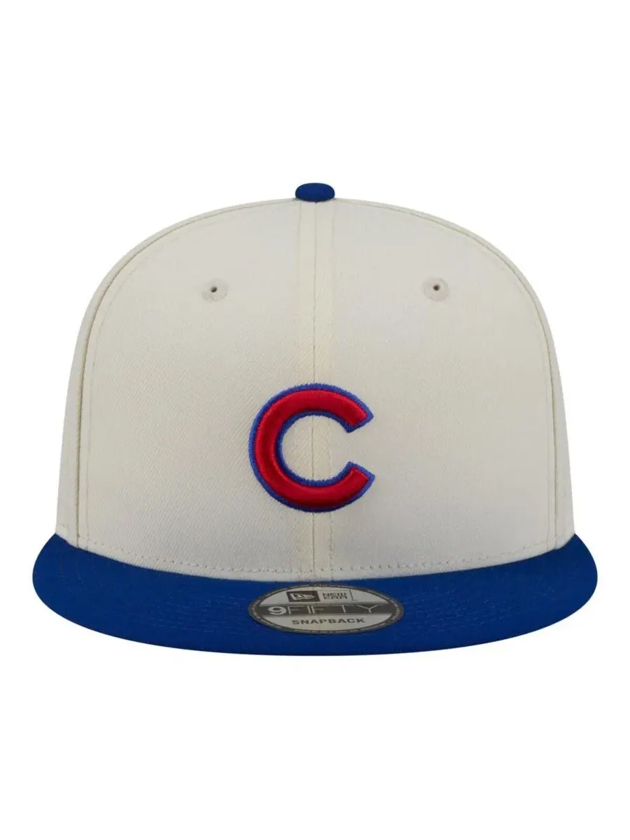Кепка-снэпбек с вышивкой Chicago Cubs, модель Localized 9FIFTY New Era — изображение 2 из 5, кремовый