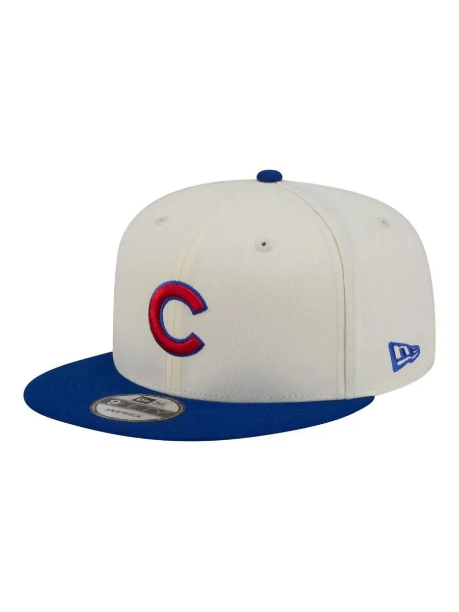 Кепка-снэпбек с вышивкой Chicago Cubs, модель Localized 9FIFTY New Era — изображение 3 из 5, кремовый