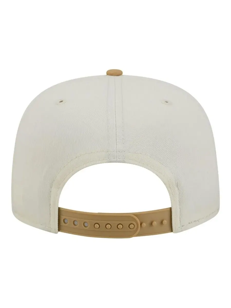 Бейсболка с высокой тульей, плоским козырьком, вышивкой, модель Club 9FIFTY A-Frame New Era — изображение 4 из 7, бежевый