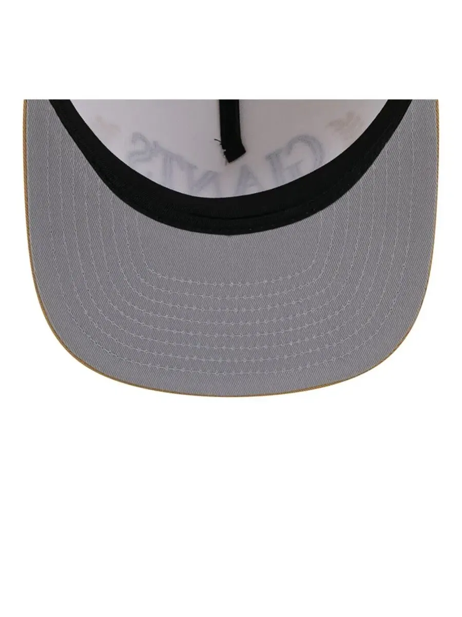 Бейсболка с высокой тульей, плоским козырьком, вышивкой, модель Club 9FIFTY A-Frame New Era — изображение 5 из 7, бежевый