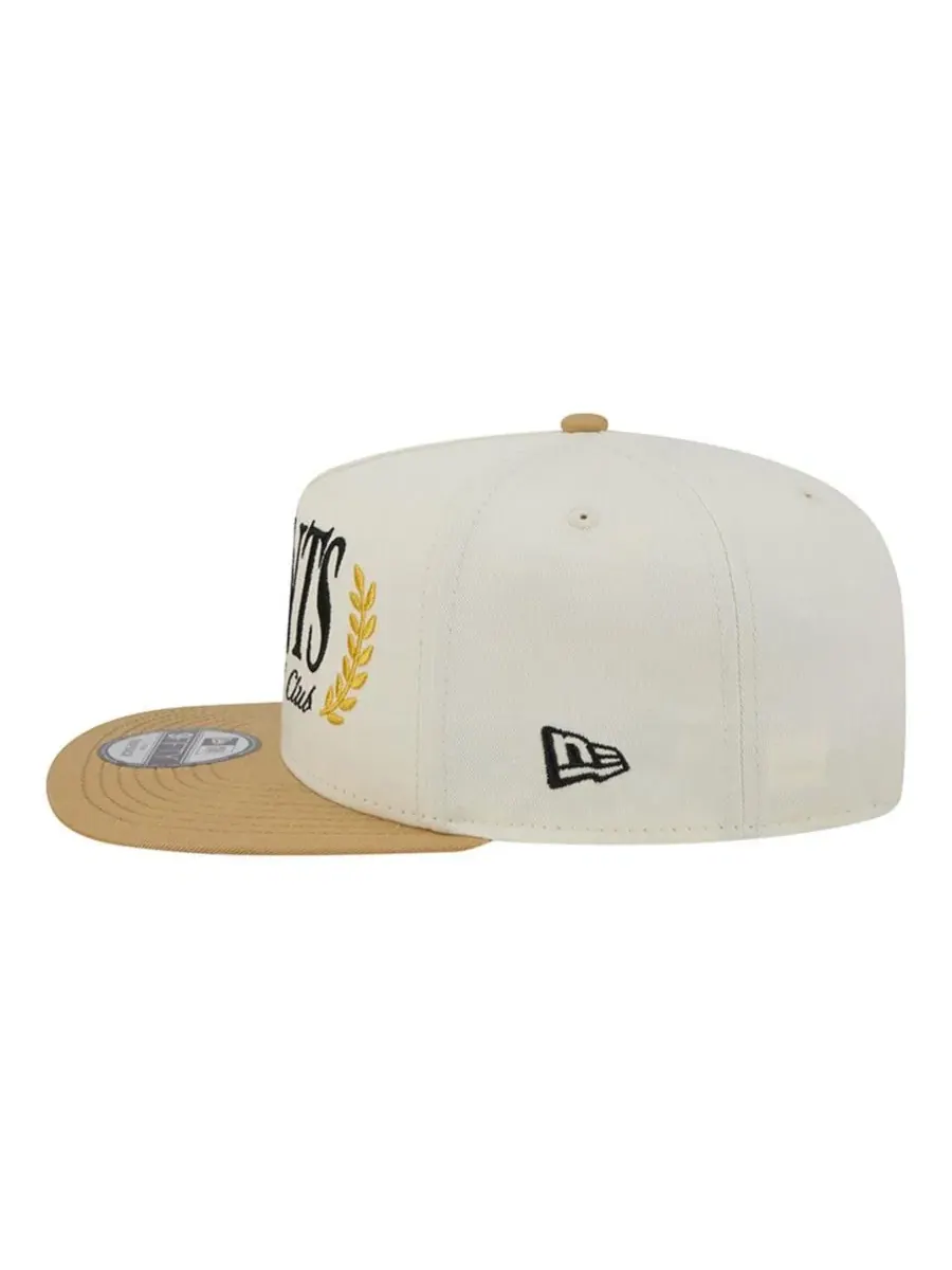 Бейсболка с высокой тульей, плоским козырьком, вышивкой, модель Club 9FIFTY A-Frame New Era — изображение 6 из 7, бежевый
