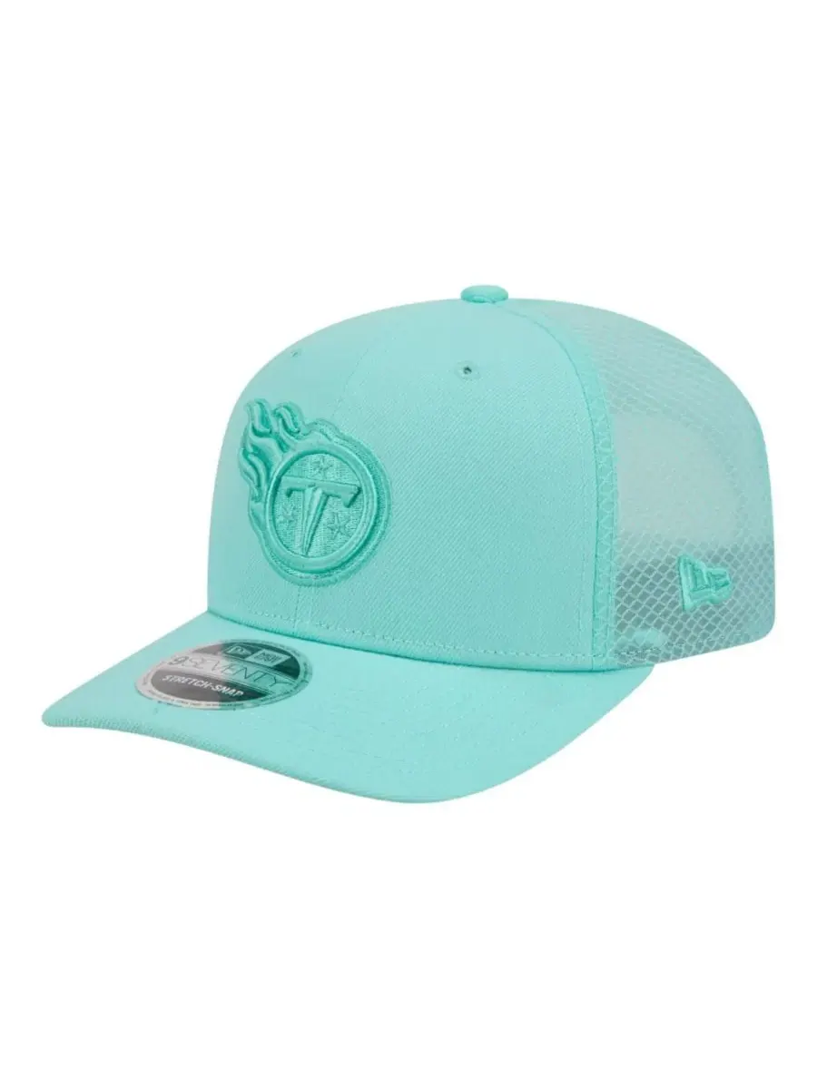 Бейсболка с принтом логотипа команды Tennessee Titans, модель Color Pack 9SEVENTY New Era — изображение 1 из 5, мята