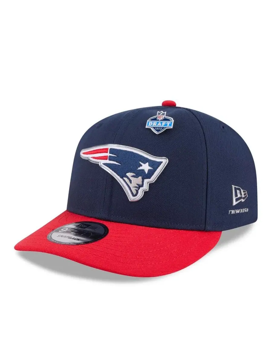 Кепка-снапбек New England Patriots 2026 NFL Draft On Stage Pre-Curved 9FIFTY New Era — изображение 1 из 5