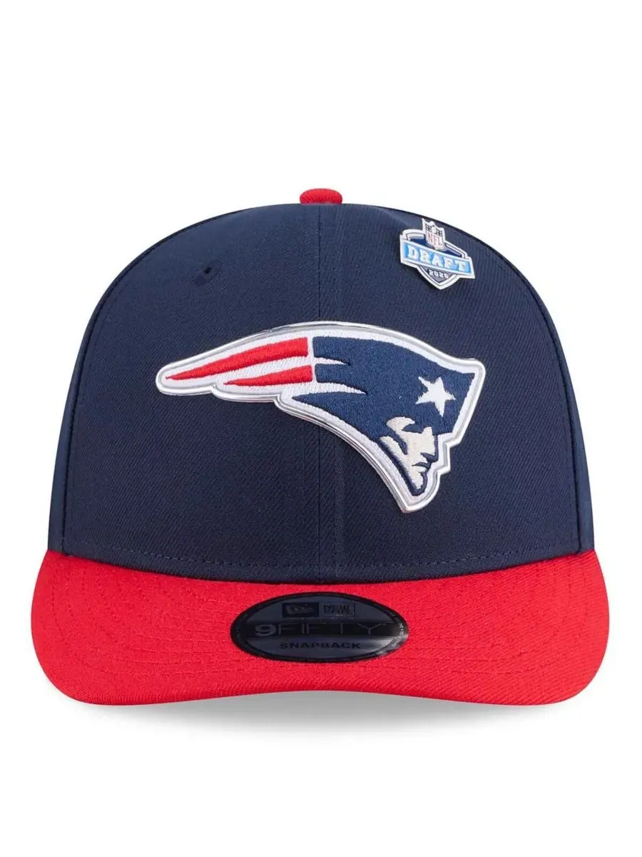 Кепка-снапбек New England Patriots 2026 NFL Draft On Stage Pre-Curved 9FIFTY New Era — изображение 2 из 5