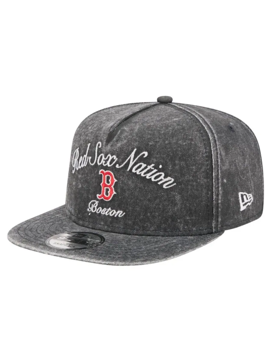 Кепка-снэпбек New Era Boston Red Sox City Slogan A-Frame 9FIFTY — изображение 1 из 7, черный