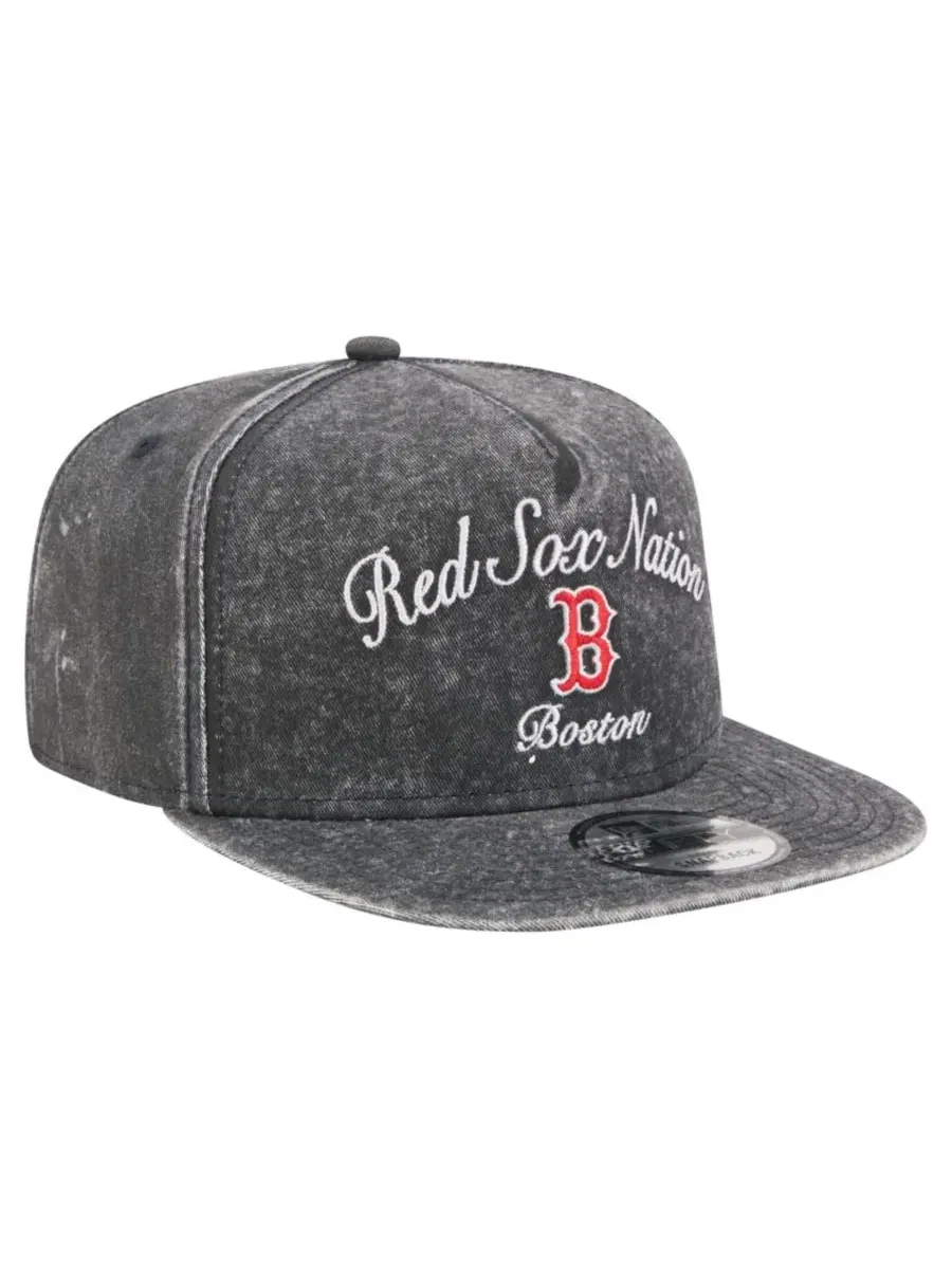 Кепка-снэпбек New Era Boston Red Sox City Slogan A-Frame 9FIFTY — изображение 3 из 7, черный