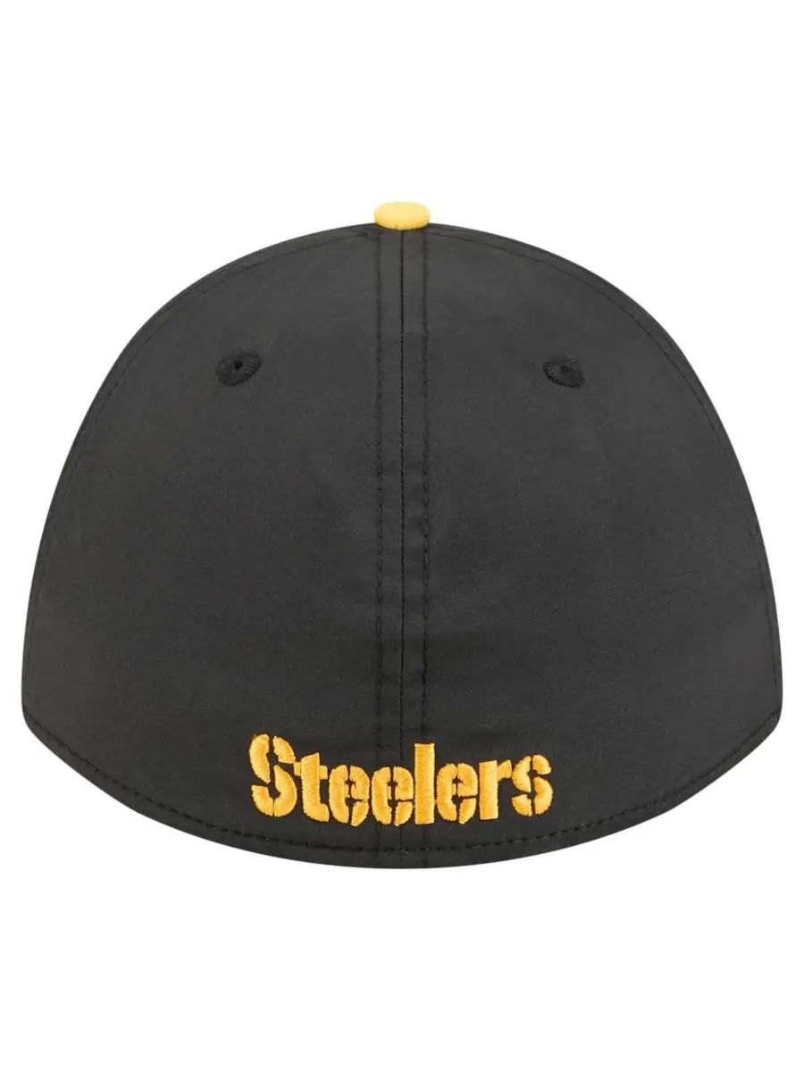 Бейсболка с вышитым логотипом Pittsburgh Steelers New Era — изображение 2 из 4, черный золотистый