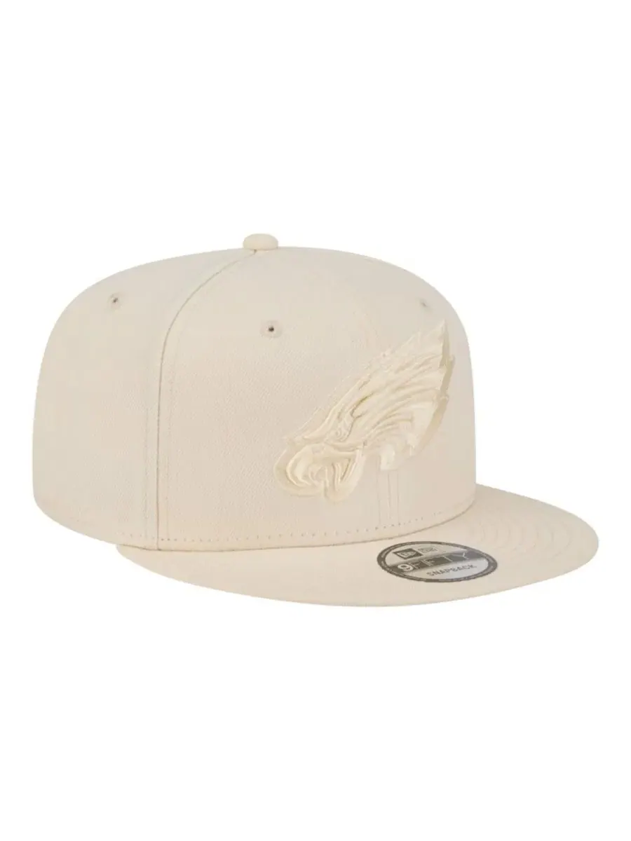 Кепка-снэпбек с принтом Philadelphia Eagles, модель Colorpack 9FIFTY New Era — изображение 4 из 5, бежевый