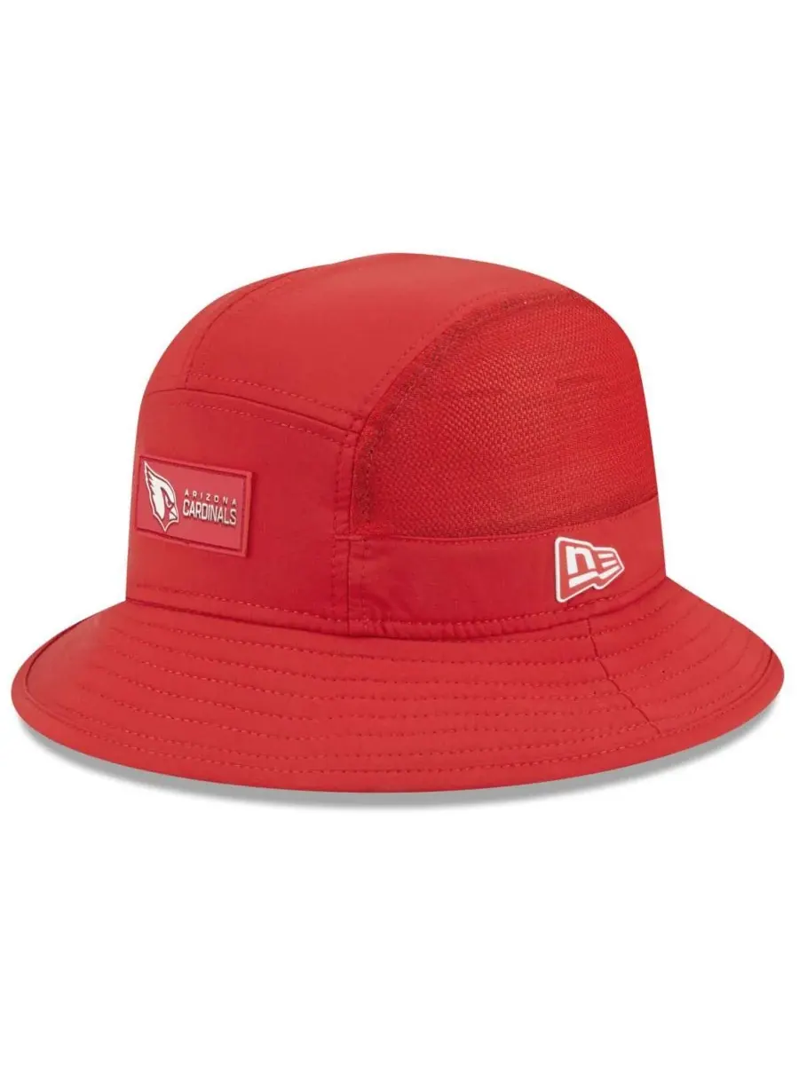 Мужская панама Cardinal Arizona Cardinals 2025 Sideline New Era — изображение 1 из 5, красный