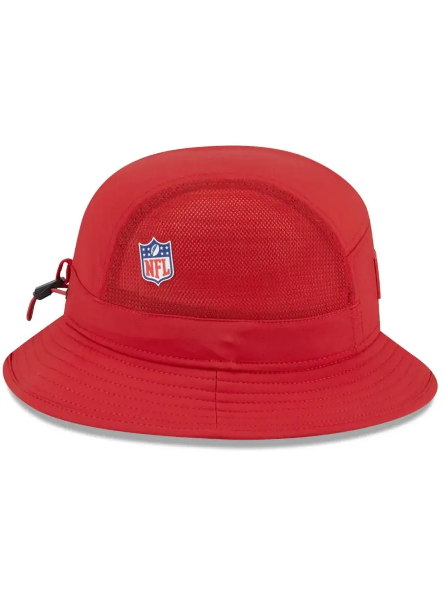 Мужская панама Cardinal Arizona Cardinals 2025 Sideline New Era — изображение 3 из 5, красный