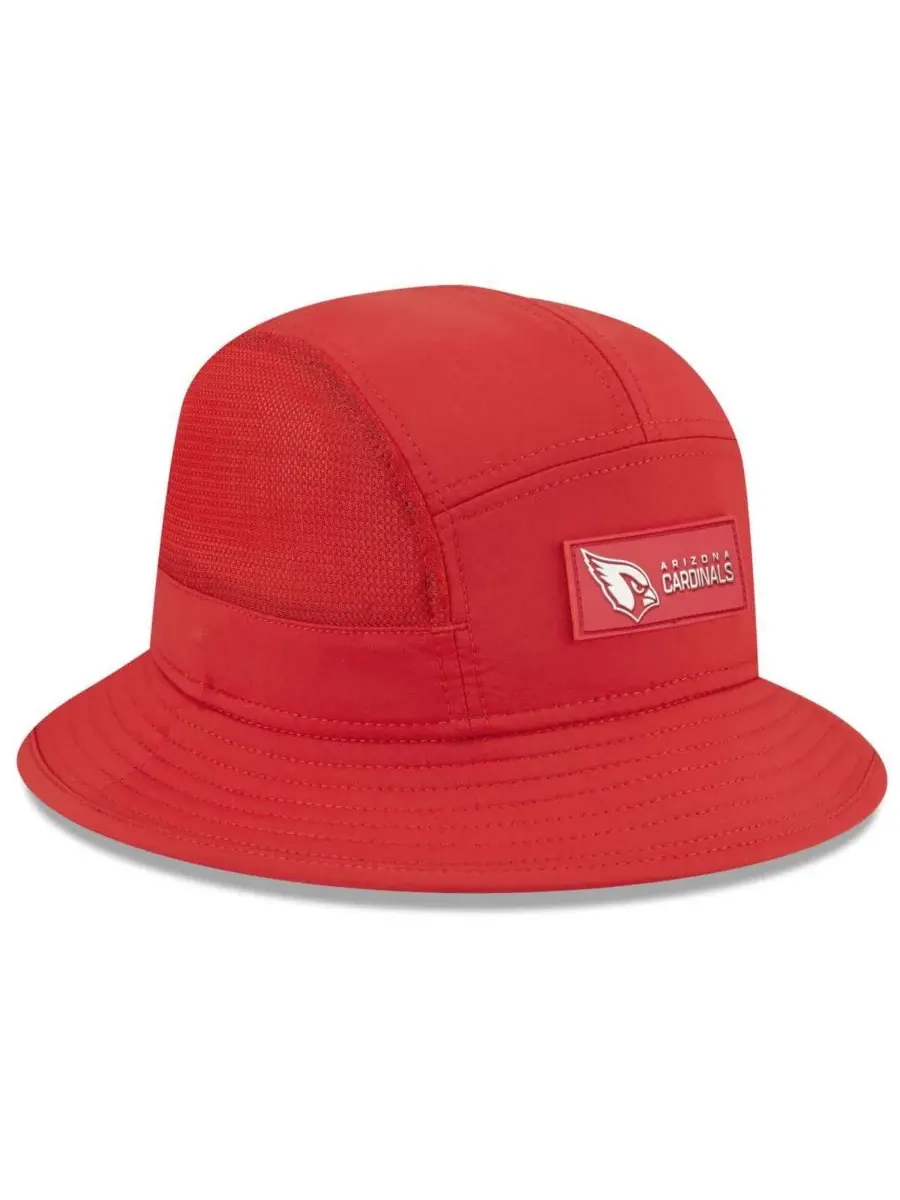 Мужская панама Cardinal Arizona Cardinals 2025 Sideline New Era — изображение 4 из 5, красный