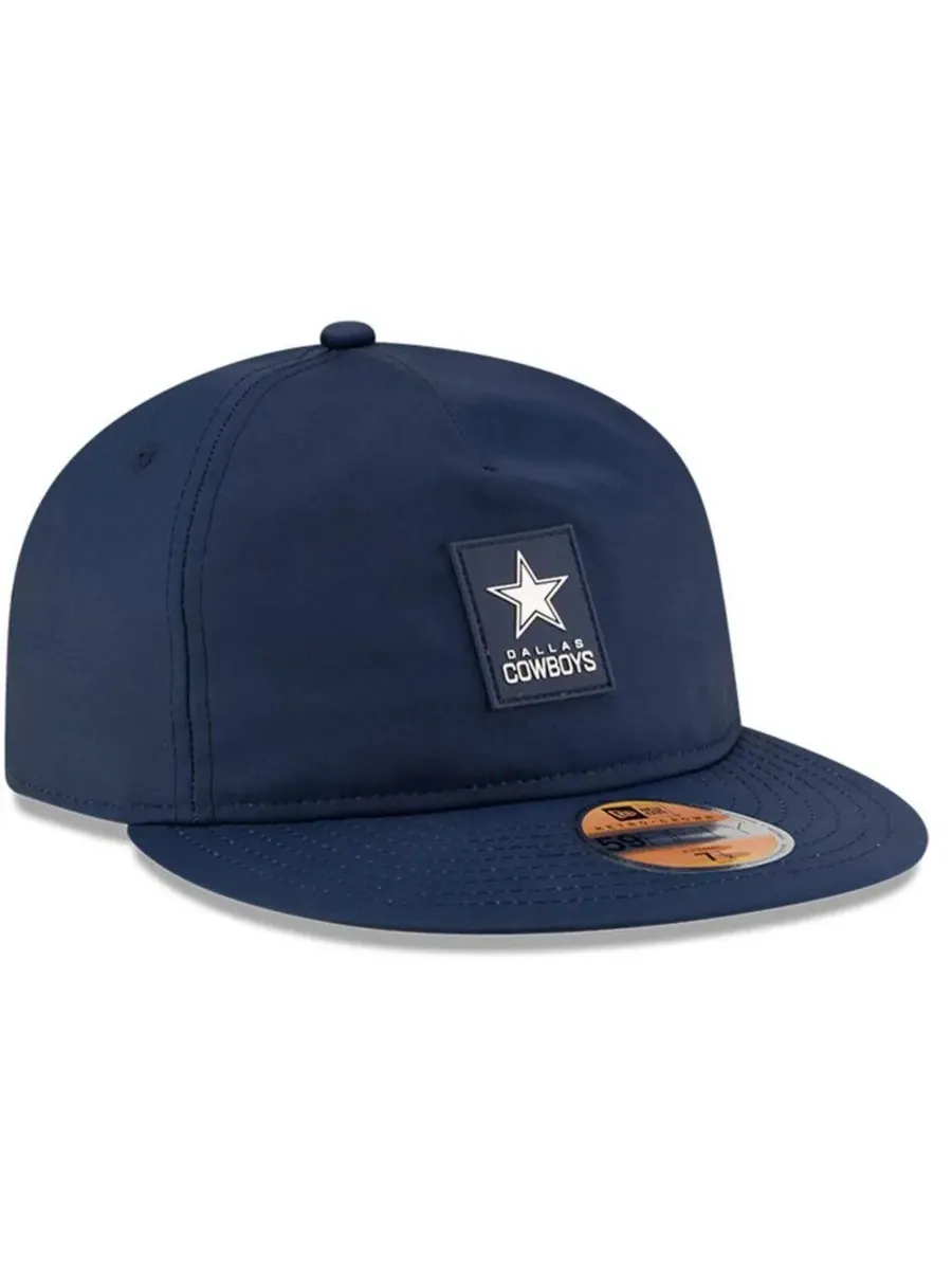 New Era Мужская темно-синяя кепка Dallas Cowboys 2025 Sideline Retro Crown 59FIFTY Fitted Hat — изображение 3 из 4