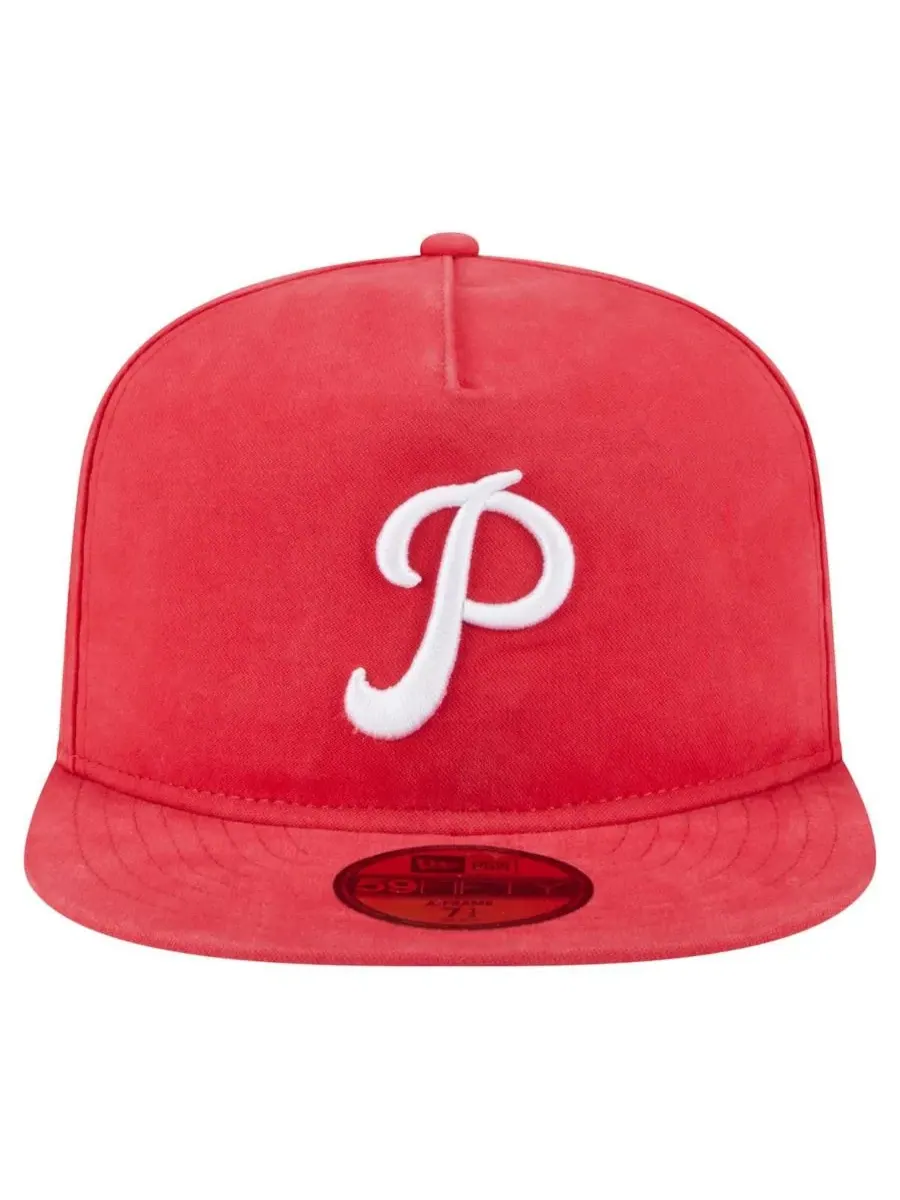 New Era Мужская красная бейсболка Philadelphia Phillies Championship Side Flag A-Frame 59Fifty — изображение 2 из 4, красный