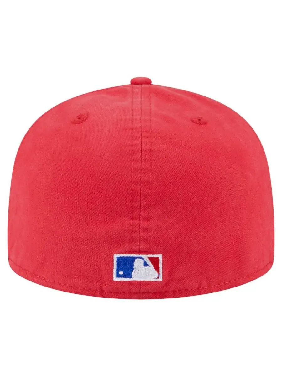 New Era Мужская красная бейсболка Philadelphia Phillies Championship Side Flag A-Frame 59Fifty — изображение 4 из 4, красный