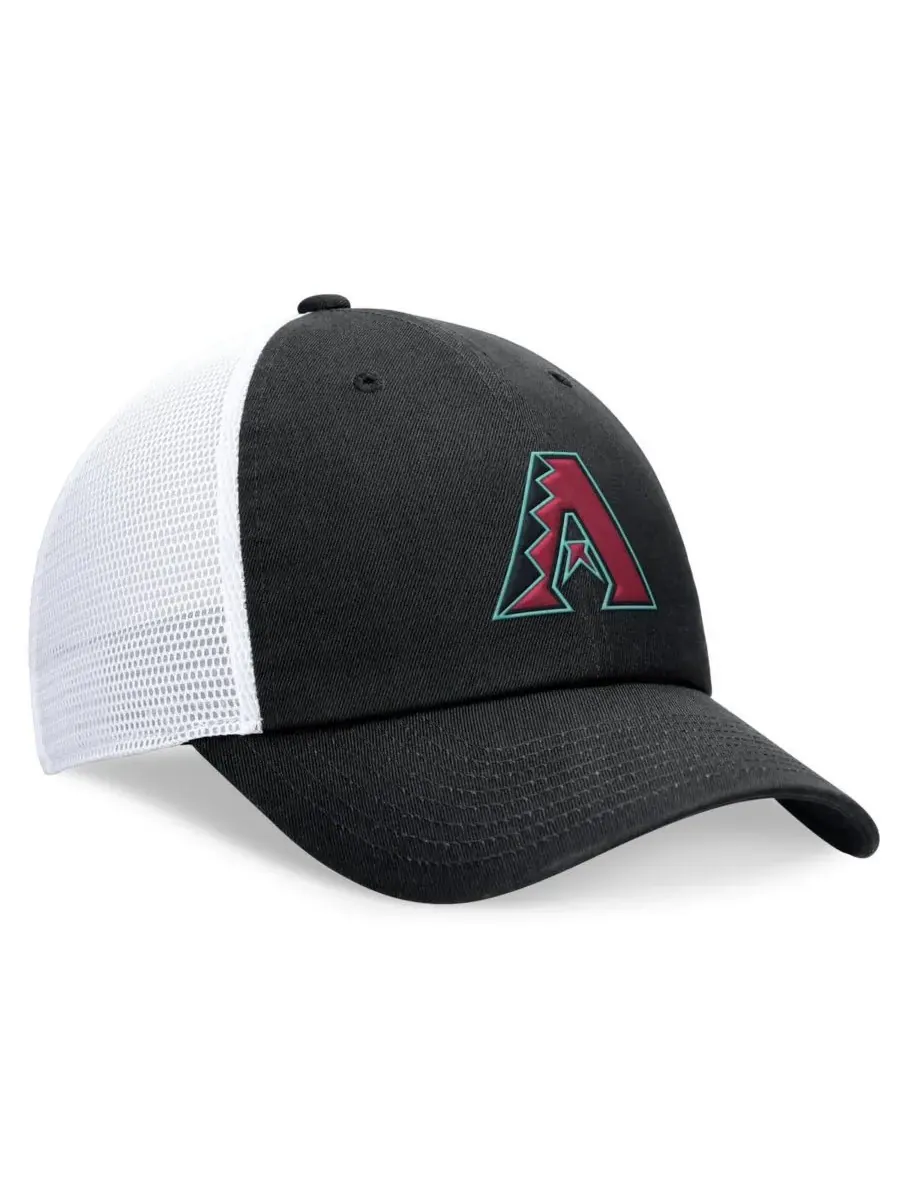 Nike Мужская черная регулируемая кепка-тракер Arizona Diamondbacks Evergreen Club — изображение 3 из 4, черный