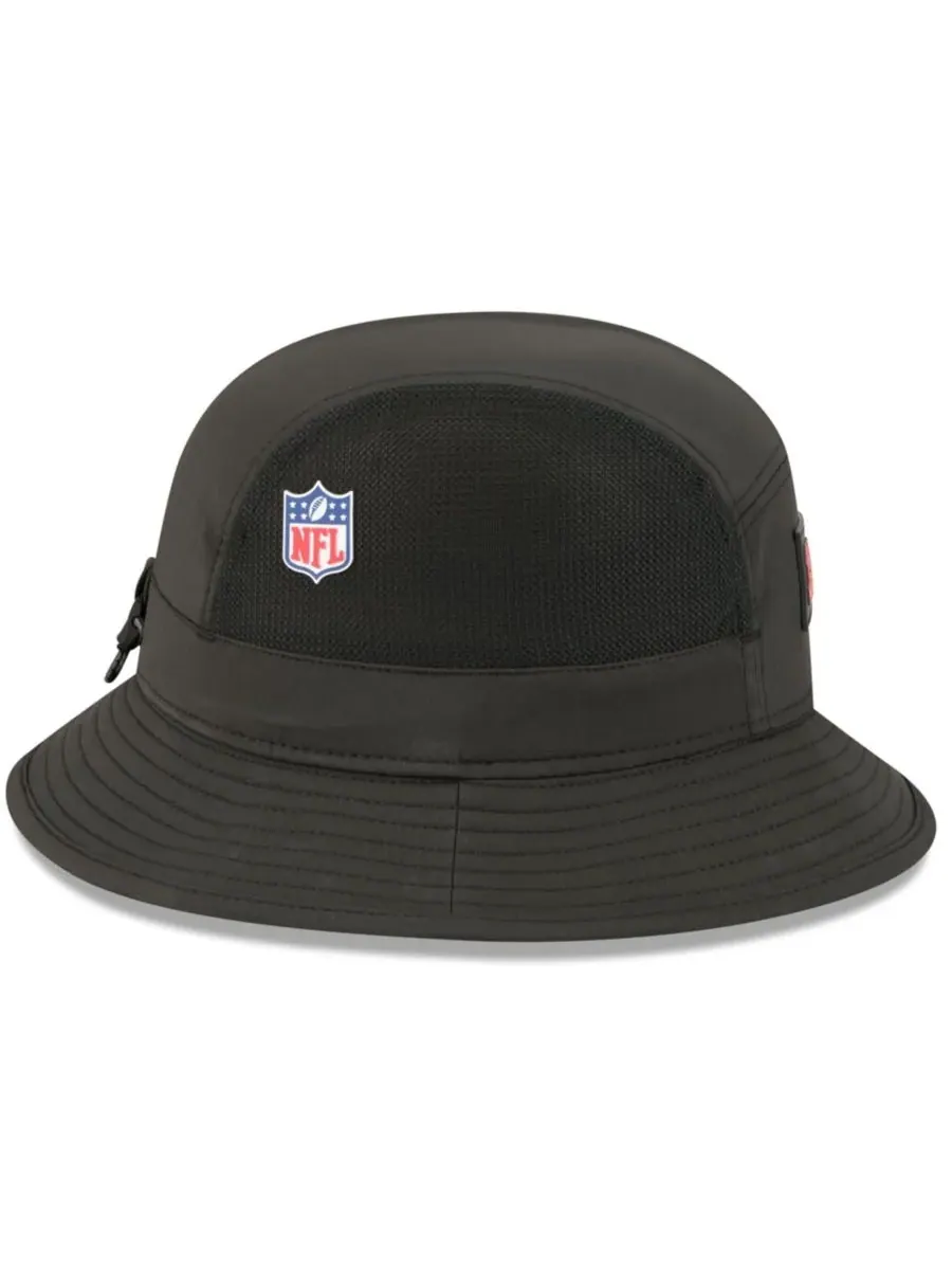 New Era Мужская черная панама с символикой команды Cincinnati Bengals 2025 Sideline — изображение 3 из 5, черный