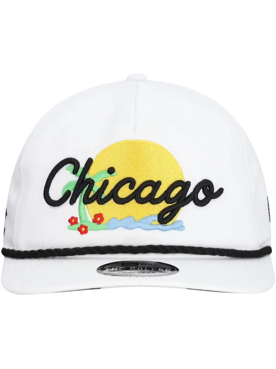 New Era Мужская белая регулируемая кепка для гольфа Chicago White Sox Paradise — изображение 2 из 5, белый