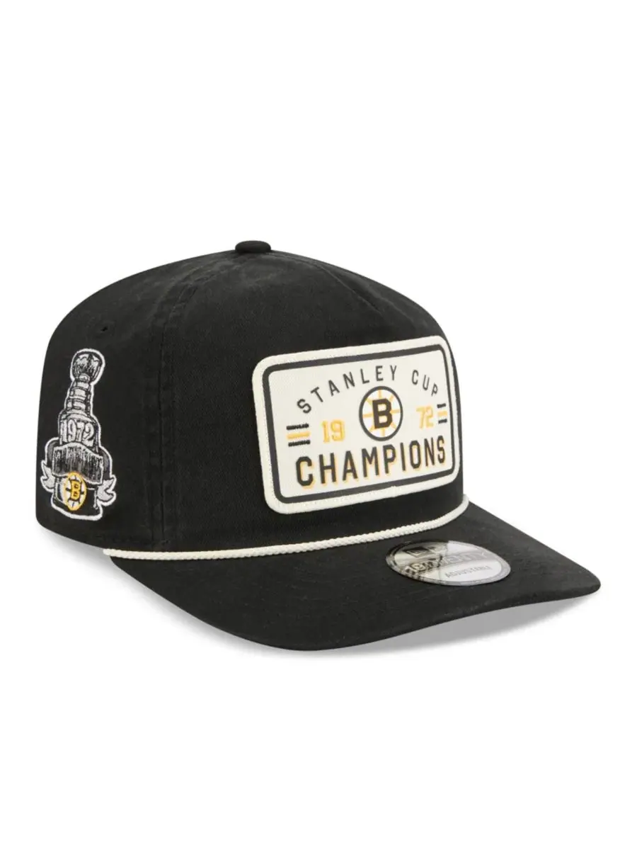 Кепка New Era 19TWENTY с вышивкой, Boston Bruins — изображение 1 из 4, черный