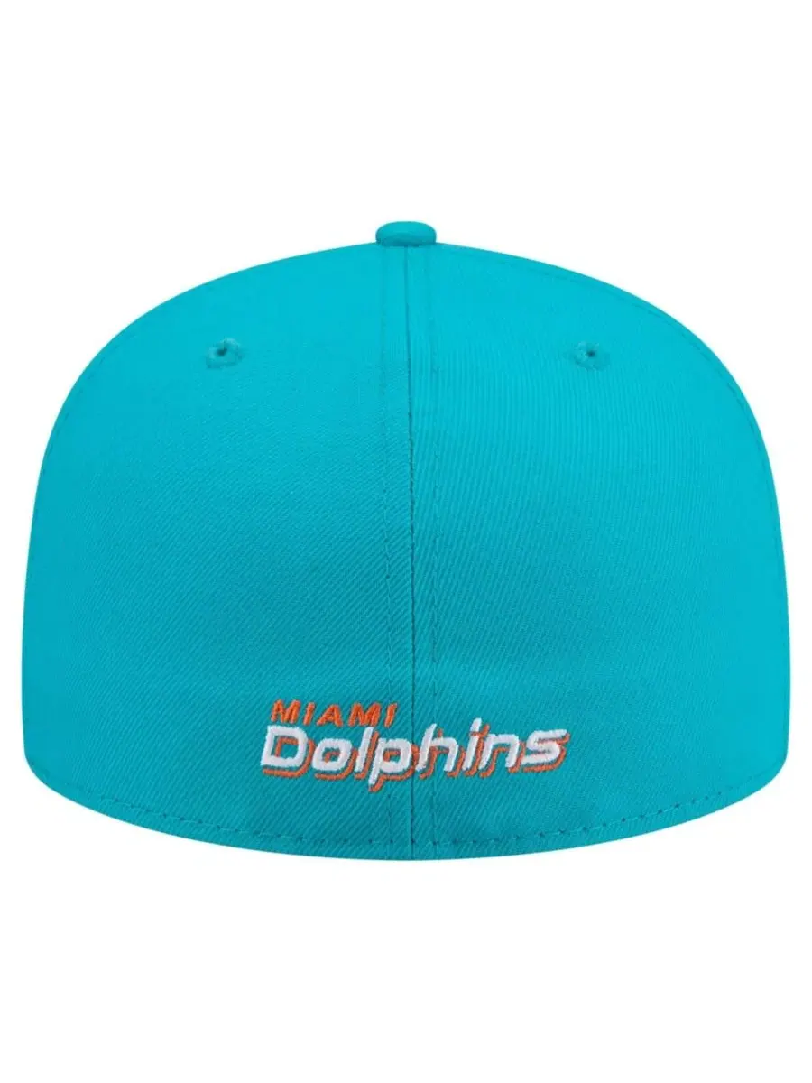 Кепка New Era 59FIFTY с высокой тульей, плоским козырьком, с вышивкой команды — изображение 4 из 7, голубой