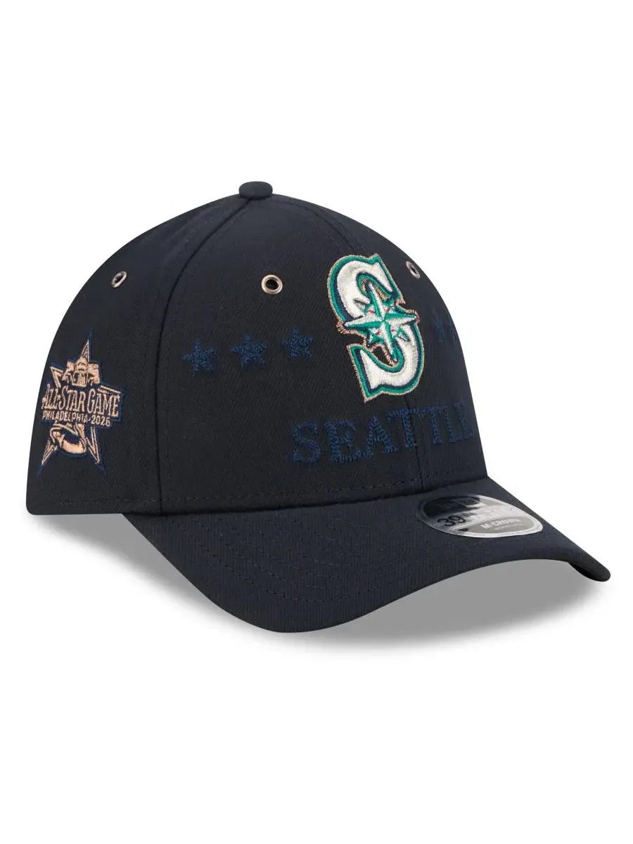Кепка New Era 39THIRTY Flex Hat — изображение 1 из 5, темно-синий