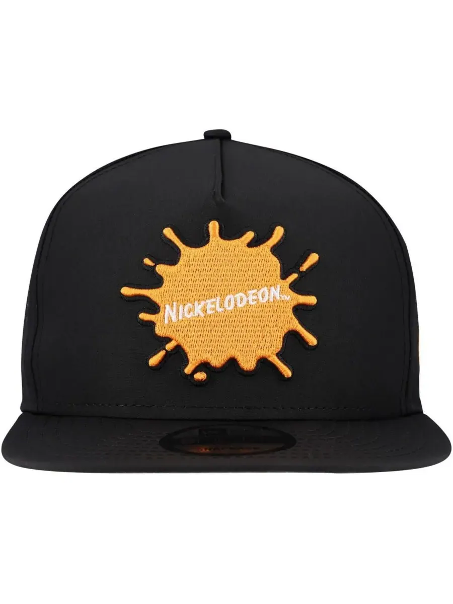 New Era Мужская черная кепка Nickelodeon Vented 9FIFTY Snapback — изображение 4 из 5, черный