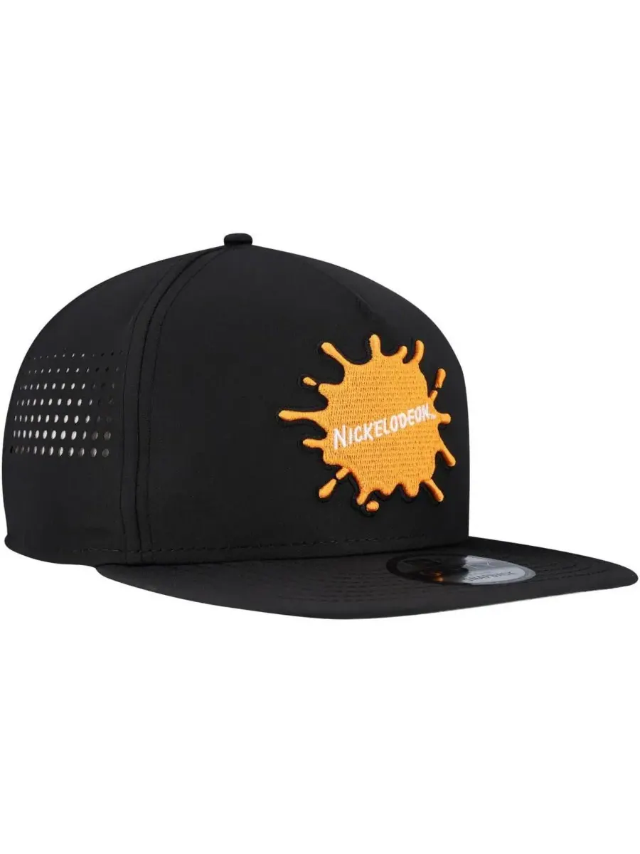 New Era Мужская черная кепка Nickelodeon Vented 9FIFTY Snapback — изображение 5 из 5, черный