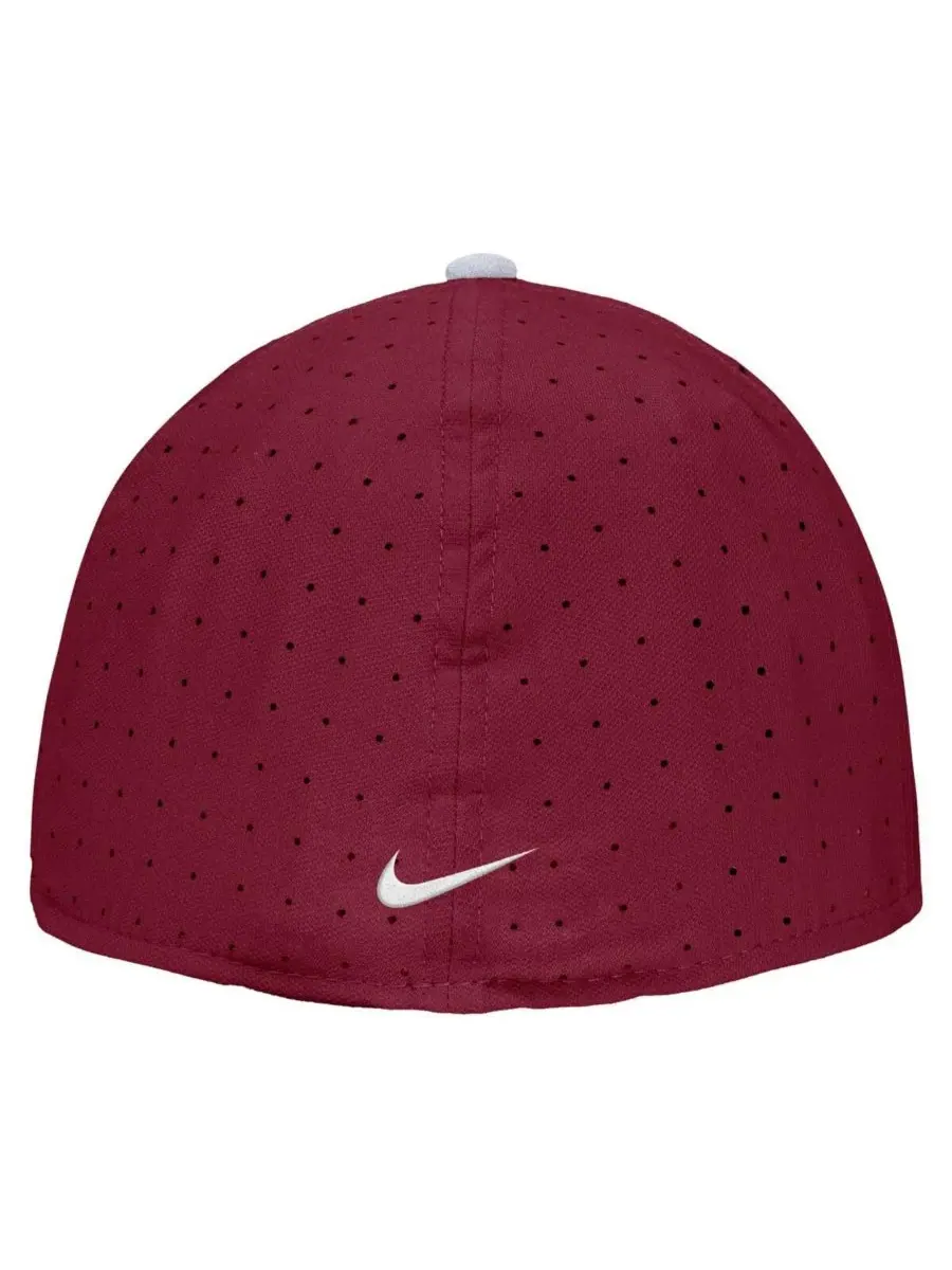 Nike Мужская бейсбольная кепка Crimson Washington State Cougars On-Field True Performance — изображение 2 из 3, красный
