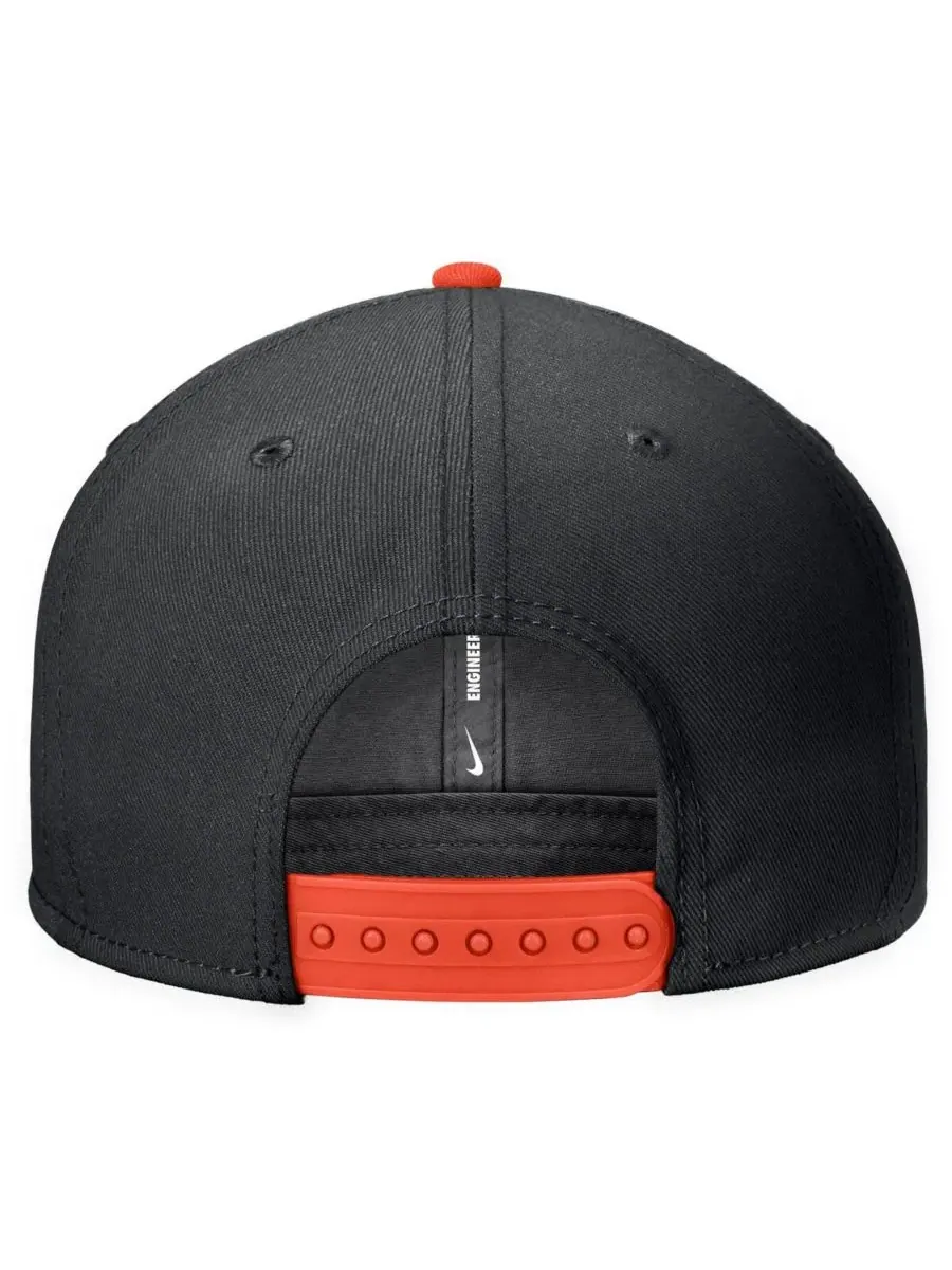 Nike Мужская черная бейсболка Oklahoma State Cowboys Script Pro Dri-FIT Snapback — изображение 2 из 2, черный
