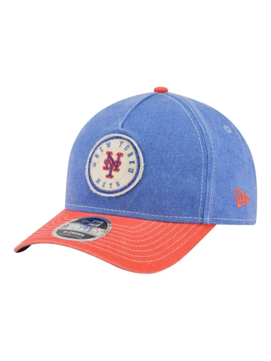 Бейсболка New Era 9FORTY с эмблемой New York Mets — изображение 1 из 5, оранжевый